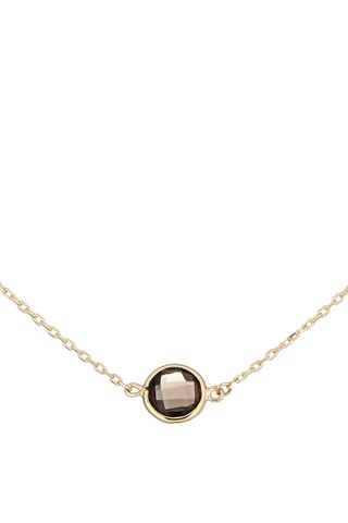 Collier Coloré - Or jaune, citrines, améthystes, topazes et quartz