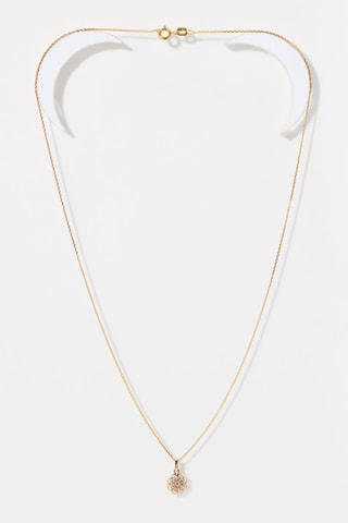 Pendentif Médaillon Flora Or jaune