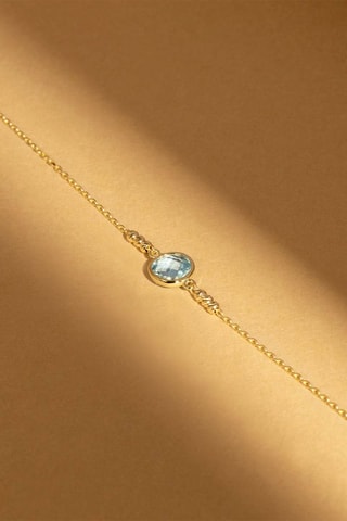 Bracelet Belle Topaze - Or jaune et topazes