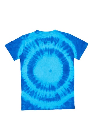 T-shirt tie and dye et short - Turquoise et noir