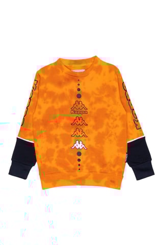 Ensemble sweat et jogging - Orange et bleu foncé