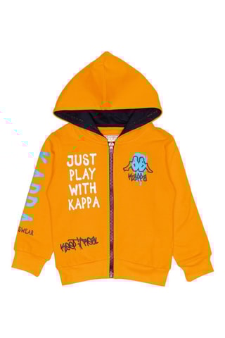 Ensemble sweat à capuche et jogging - Orange et noir