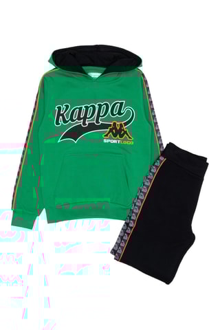 Ensemble sweat à capuche et jogging - Vert et noir