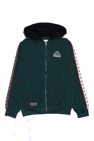 Ensemble sweat à capuche et jogging - Vert forêt et noir