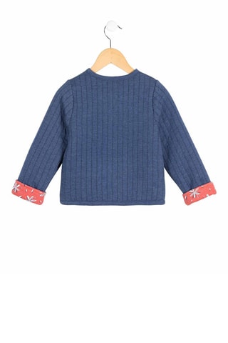 Dubbelzijdig jasje Wax Blauw en Roze - Terre de Marins