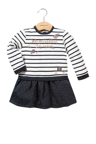 Jurk Cazine - Marineblauw - Terre de Marins