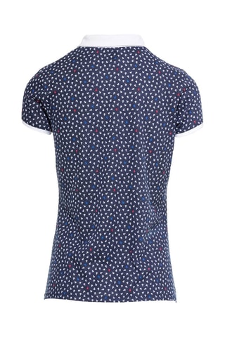 Polo Laby - Bleu marine et blanc 