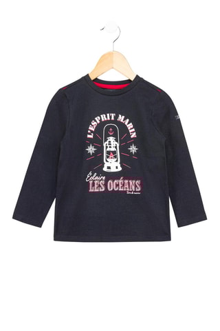 T-shirt Amaras - Marineblauw - Terre de Marins