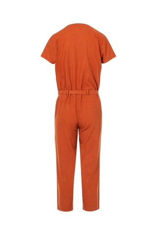 Linnen Jumpsuit Locombe  Oranje - Terre de Marins
