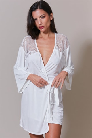 Kimono y tanga Baly - Marfil