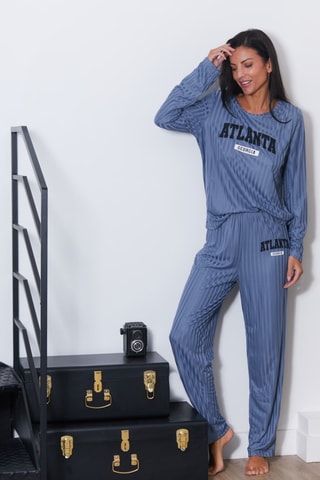 Pijama Julie - Azul cobalto