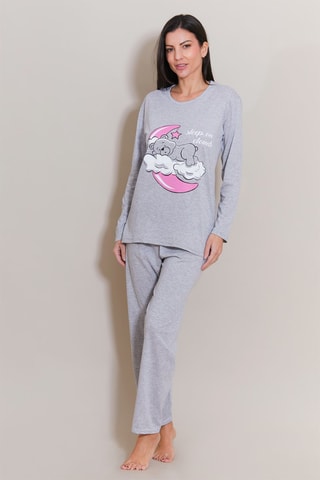 Pijama Yulien - Gris jaspeado