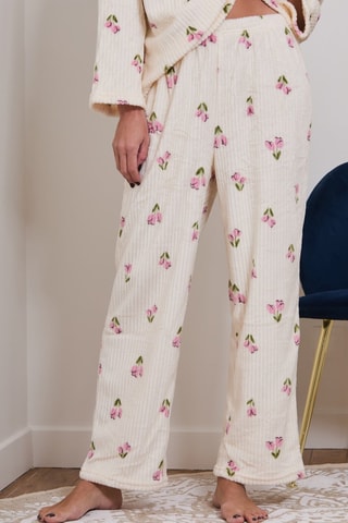 Pijama polar Pasta - Beige