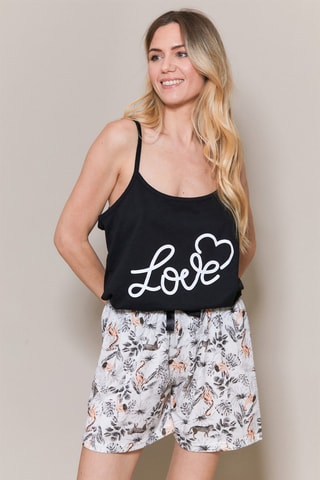 Pijama Miri - Negro y blanco