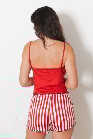 Camiseta de tirantes y short Bang - Rojo