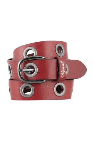 Leren Riem Hudyt - Bordeauxrood