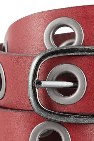 Leren Riem Hudyt - Bordeauxrood