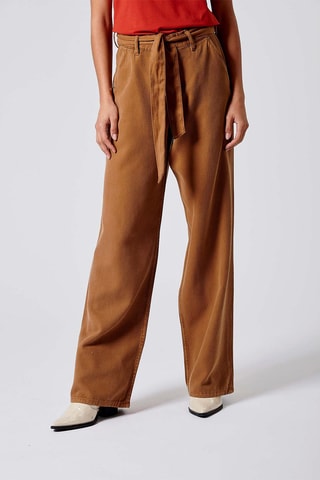 Broek Wide Legs Originals - Bruin