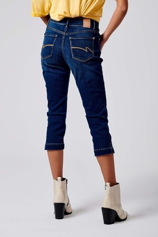 Driekwart Jeans Loli - Donkerblauw