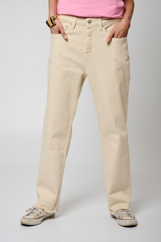 Rechte Jeans Leony - Beige