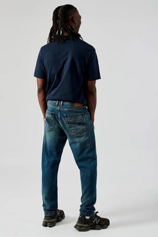 Verwassen Jeans Krik - Blauw