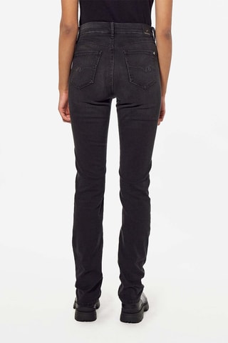 Rechte Jeans Hoge Taille Fidel - Zwart
