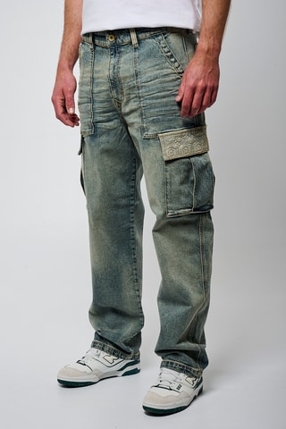 Cargojeans Asher - Verwassen Blauw