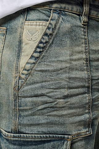 Cargojeans Asher - Verwassen Blauw