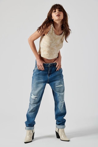 Jeans Boyfriend Emi - Blauw