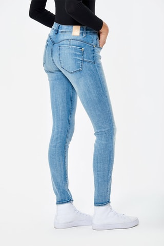 7/8 Jeans Slim Fit Lockk - Marineblauw