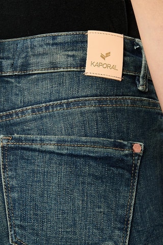 Jeans Skinny Hoge Taille Elekt - Donkerblauw