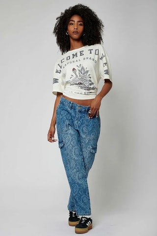 7/8 Cargojeans Bago - Blauw