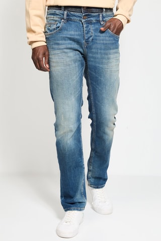 Jeans met Trompe-l'oeil Moxy - Blauw