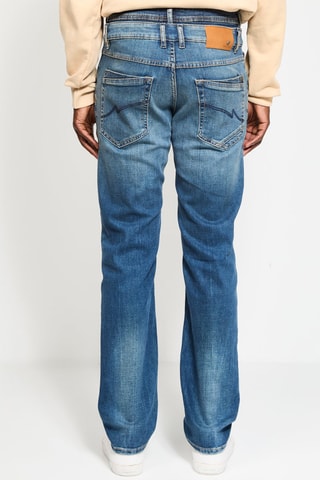 Jeans met Trompe-l'oeil Moxy - Blauw