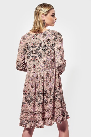 Skaterjurk Joie - Roze en Donkergroen