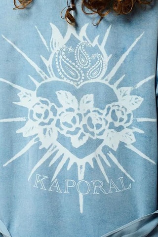 Blouse-jurk - Lichtblauw