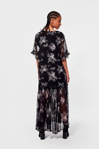 Jurk Regular Fit Flora Zwart