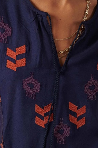 Blouse Bonny - Indigoblauw