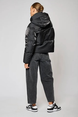 Gewatteerde Bodywarmer Regular Fit Saki - Zwart