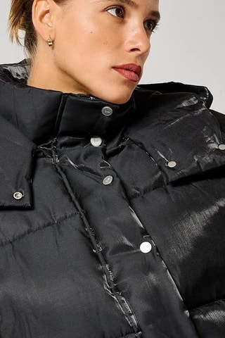 Gewatteerde Bodywarmer Regular Fit Saki - Zwart