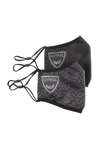 2 Maskers Mask - Zwart