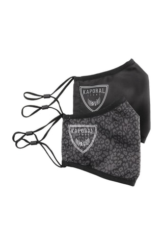 2 Maskers Mask - Zwart