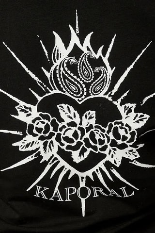 Biologisch Katoenen T-shirt Valm - Zwart