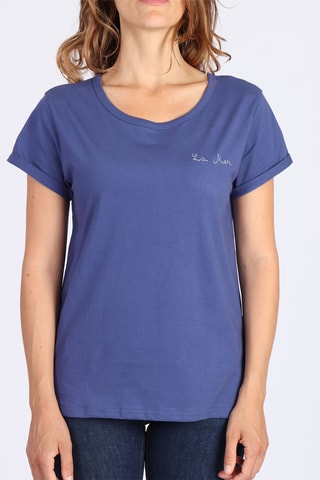 T-shirt Julia - Blauw