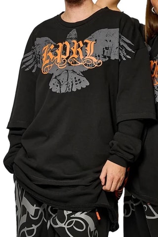 Biologisch Katoenen T-shirt Vorbo - Zwart