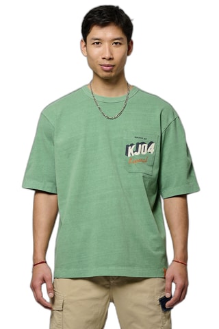 T-shirt Relaxed Bax - Groen