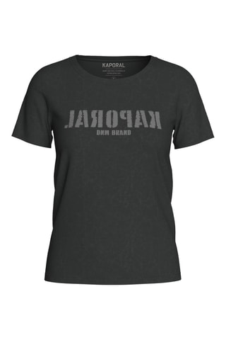 Biologisch Katoenen T-shirt Regular Fit Sarmy - Donkergrijs