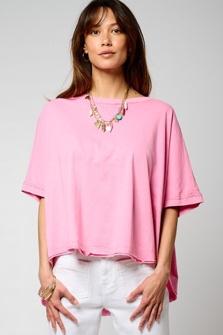 Biologisch Katoenen Oversized T-shirt Vison - Roze