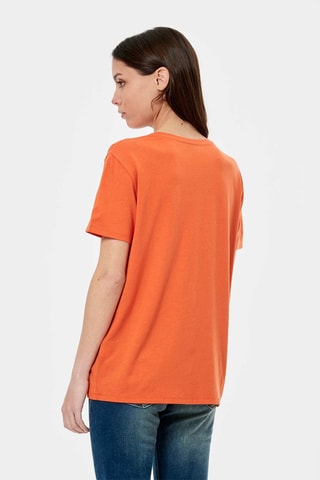 Biologisch Katoenen T-shirt Lemil - Oranje