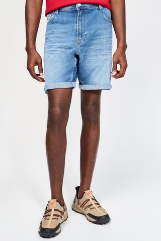 Spijkershort Vito - Blauw